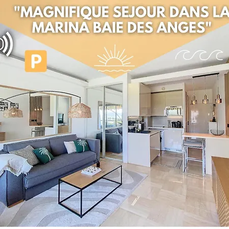 T1bis Vue Et Port Marina Baie Des Anges Appartement